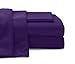 Baltic Linen Jersey Cotton Sheet Set Twin Purple 3-Piece Set