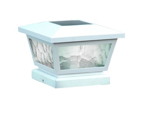 Classy Caps FS100W Fairmont Solar Post Cap – 2 Pack/White