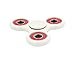 heytech Fidget Hand Spinner Fidget Toy EDC High Speed Ceramic Bearing ADHD Toy Autism Toy(White Red)