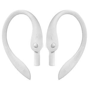 Image of EARBUDi Flex - Clips on and Off Your Apple iPhone Wired EarPods | Bends for Amazing Custom Hold on Your Ear | Designed for Your Wired EarPods That Come Free with The Latest iPhone Models | (White)