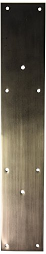 Deltana PPH3520U15A Push Plate 3.5-Inch x 20-Inch for 10-Inch Door Pull