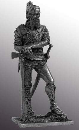 German Warrior, Tin Soldiers Metal Sculpture Miniature Figure Collection 54mm (Scale 1/32) (54-19)