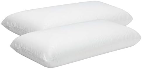 Set 2 Cuscini Memory Foam da Hotel 60 cm - Adattabilità al Collo e Ipoallergenici - Guanciale Letto Media Rigidità per Tutte Le Posizioni di Sonno - Doppia Federa Traspirante e Morbida