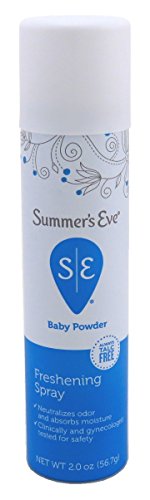 Summers Eve Freshening Spray 2 Ounce Baby Powder (59ml) (3 Pack)
