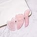 Rose Quartz Gua Sha Facial Tool Set by Esmee | 3 in 1 Premium Guasha Kit | 100% Real Rose Quartz Crystal | Anti-aging Beauty Therapy for Massage and Skin Rejuvenation (rose quartz)