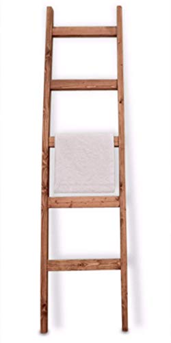 6 ft Wooden Decorative Modern Farmhouse Blanket Ladder | Early American - Thumbnail 5
