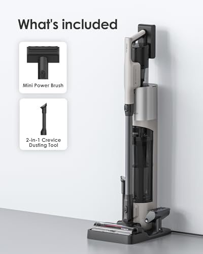Tineco Pure ONE Station 5 Pro Cordless Vacuum, Automatic Dust Collection, Full-Path Self-Cleaning, ZeroTangle Brush, Up to 100 Minutes Runtime, Stick Vacuum Cleaner for Pet Hair, Carpet & Hard Floor