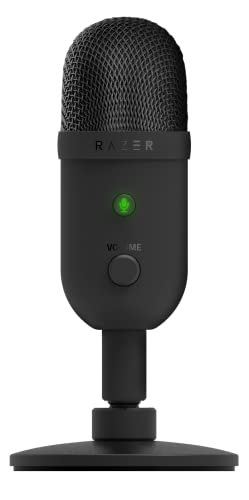 Razer Seiren V2 X USB 25mm コンデンサーマイク スーパーカーディオイド集音パターン アナログゲインリミッター マイクモニタリング ゲイン/ミュートボタン本体配置 内蔵型ショックアブソーバー搭載 【日本正規代理店保証品】