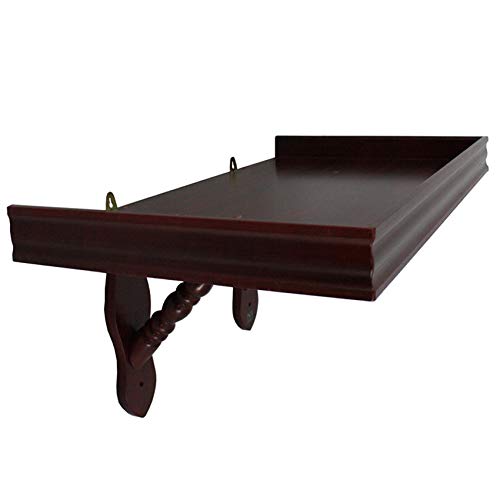 NT furniture Buddha Altar Shelf Stand Wooden Wall Rack Nop (18x32x14.6 inches, Cherry)
