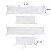 TILLYOU Cotton Collection Breathable Crib Bumper Pads for Standard Cribs Machine Washable Padded Crib Liner Set for Baby Boys Girls Safe Bumper Guards Crib Rail Padding, 4 Piece, White