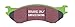 EBC Brakes DP71798 7000 Series Greenstuff SUV Supreme Compound Brake Pad , Red