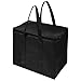 Insulated Grocery Bags (2-Pack), Leakproof Liner, Reusable, Thicker Thermal Material, Extra Large Size, Stands Upright, Collapsible, with Zippered Lid