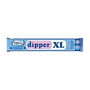 Vidal Dipper XL, Caramelo Masticable (Frambuesa) – 100 unidades