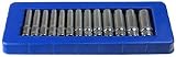 US PRO 13 Piece 1/4 in Deep Socket Set 4-14 mm view 4