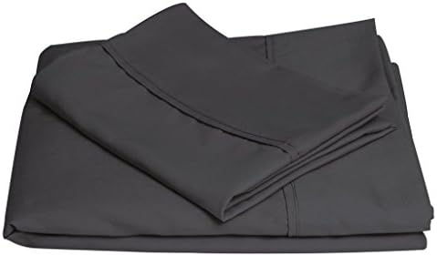 Dreamfoam Bedding Full XL Brushed Microfiber Sheet Set, Charcoal