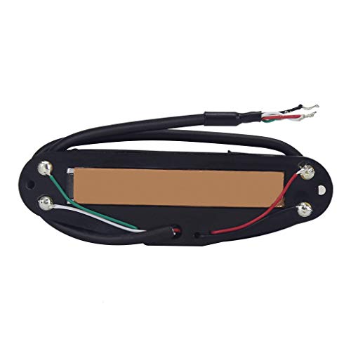 IKN 1 pcs Guitar Pickup Dual Rail Humbucker with 4 Conductors Fit Fender Strat Squier Tele Electric Guitar Part - Thumbnail 2