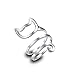 DDLBiz Women Girl Cute Kitten Cat Ring Wrap Finger Ring Adjustable Rings Jewelry Gift