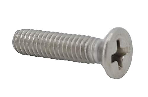 FixtureDisplays® 8-32 X 3/4" Stainless Flat Head