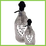 Haute Diggity Dog Muttini Collection | Unique Squeaky Plush Dog Toys – Dogmestic and Impawted (Dog Perignonn Champagne, Large)