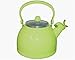 Calypso Basics by Reston Lloyd Harmonic Hum Whistling Teakettle with Glass Lid, 2.2-Quart, Lime