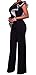 Mr.Seven Women's Sexy One Shoulder Ruffles High Waisted Long Wide Leg Jumpsuits Rompers