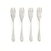Knork Original Dinner Forks, Stainless Steel, 4 Piece, Matte finish