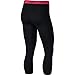 Nike Women's Victory Training Capris, Dri-FIT Leggings for Women, Black/Black/Racer Pink, M