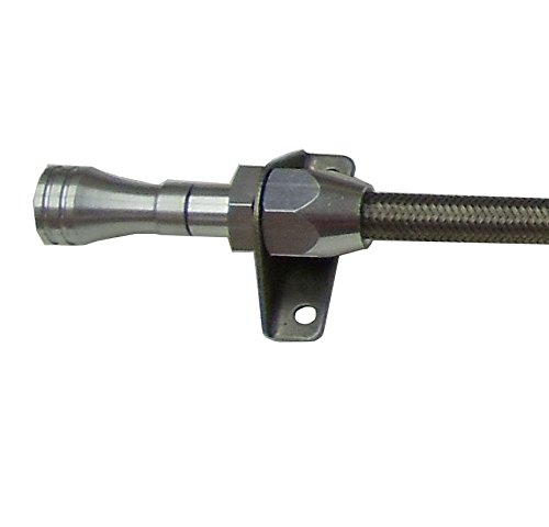 Turbo Flexible Th 350 400 Transmission Dipstick Stainless Braided Firewall Th350