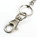 Bluecell 12” Wallet Chain Key Split Ring with Trigger Belt Pocket Snap Hook