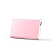 8000mAh Power Bank Portable Charger, iXCC Aluminum High Speed Compact External Battery Pack Charger for iPhone, iPad, Samsung Galaxy and More - Pink