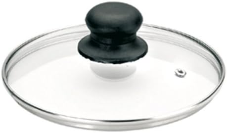 IBILI 970730 TAPA CRISTAL 30 CMS, Transparent/Silver/Black