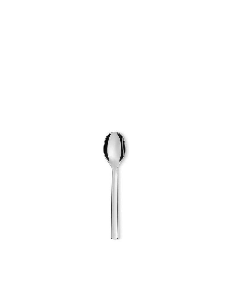 Alessi REB09/4 Ovale dessert spoon in 18/10 stainless steel mirror polished, Set of 6