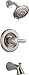 Delta Faucet Lahara 14 Series Single-Handle Tub and Shower Trim Kit, Shower Faucet with 5-Spray Touch-Clean Shower Head, Stainless T14438-SS (Valve Not Included)