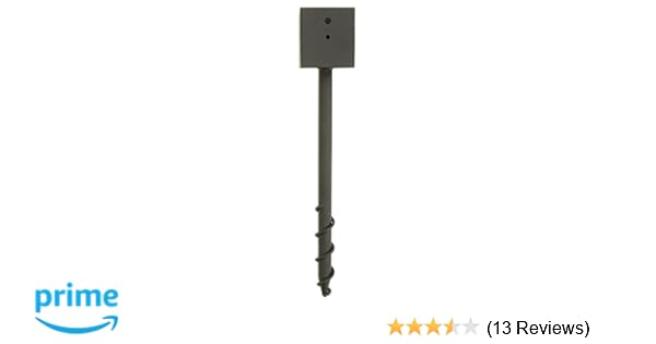 Amazon Com Achla Designs Ground Screw Bracket For 4x4 In Fence