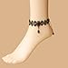 Brightdeal Fashion Hand Craft Romantic Beautiful Retro Vintage Gothic Style Noble Elegant Lace Anklets Chain Foot Ankle Bracelet Halloween Decoratioins Present