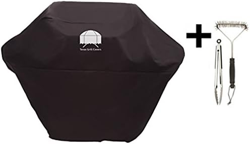 Texas Grill Covers for Char-Broil 3-4 Burner Including Brush and Tongs