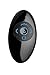 Rimmers Curved Rimming Plug with Remote, Model M, Black