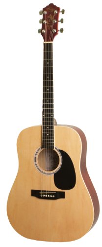 Kay Steel String Full Size Dreadnought 6 Natural Finish, Right Handed, (K537N)