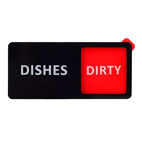 Kichwit Clean Dirty Sign Dishwasher Indicator, 5.1 x 2.3 Inches