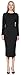 Marycrafts Women's Work Office Business Long Sleeve Pencil Midi Dress