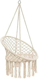 raxter Beige Hammock Chair Macrame Swing with Cotton Rope 120KG Max view 6