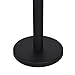 Goplus 6Pcs Stanchion Set W/ 6.5Feet Retractable Belt Posts Queue Pole Crowd Control Barrier (Black)