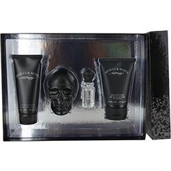 Ed Hardy Skulls & Roses by Christian Audigier for Men 4 Piece Set Includes: 3.4 oz Eau de Toilette Spray + 3.0 oz After Shave Balm + 4.2 oz Hair and Body Wash + 0.25 oz Eau de Toilette Spray