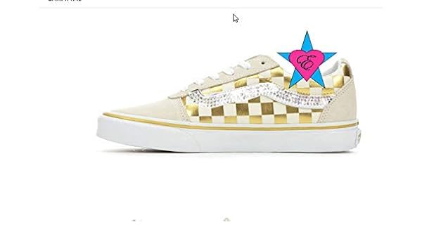 vans gold checker