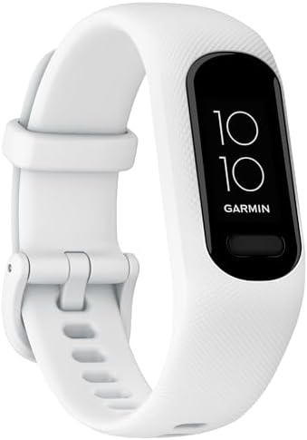 vívosmart 5, Bracelet d'activtié Forme & santé, Blanc, S/M