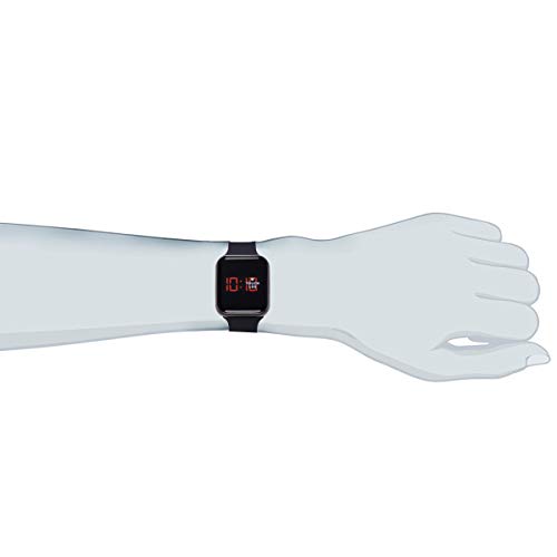 WUTAN Mens Digital Watch Led Touch Screen Sport, led-Black-Men, Size No Size