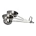 Tablecraft Set of 3 Heavyweight Steel Extra Large Measuring Spoons [Set of 3]
