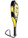 GRANDCOW Padel Racket Padel Racquet Carbon Fiber Surface with EVA Memory Flex Foam Core Diamond Shape Pop Tennis Paddle Rackets (Yellow)