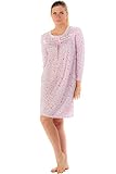 Casual Nights Women's Cotton Blend Long Sleeve Nightgown