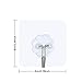 Colossal ship Adhesive Hooks Heavy Duty Wall Hooks Strong Adhesive Hooks 22lbs/10kg Seamless Hooks Transparent Hooks 20 Pack